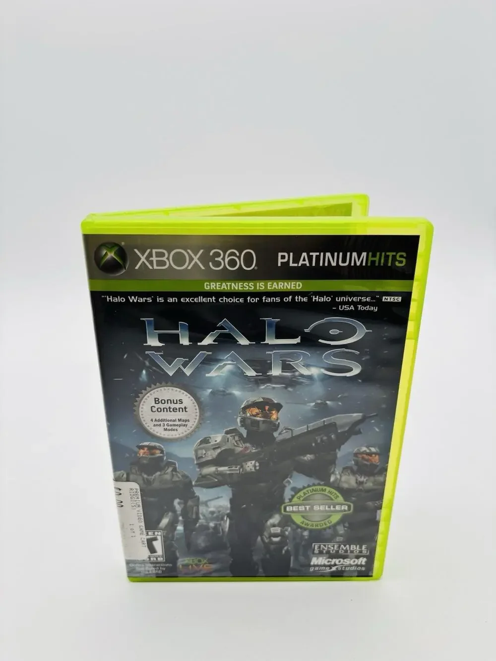 Halo Wars (Xbox 360) Platinum Hits CIB COMPLETE TESTED WORKS VG CONDITION